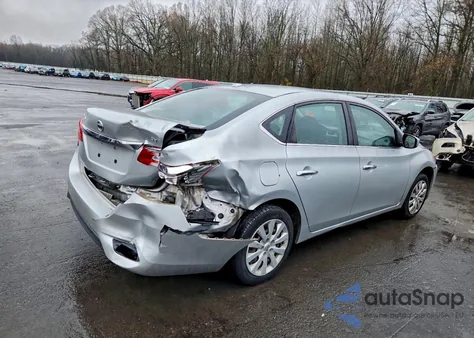 2016 Nissan Sentra S из США, поврежденный, VIN 3N1AB7AP0GY288589